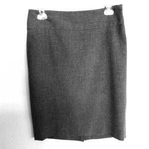 Grey pencil skirt